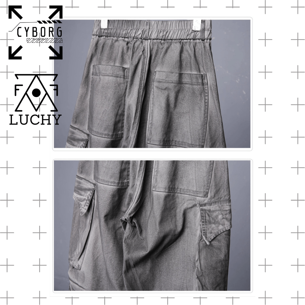 【CYBORG】ダメージ加工・ストレートパンツ - LUCHYテックウェア＆サバゲー専門店