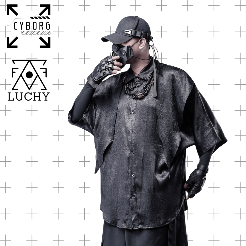 【CYBORG】ドレープシャドウワイドシャツ - LUCHYテックウェア＆サバゲー専門店