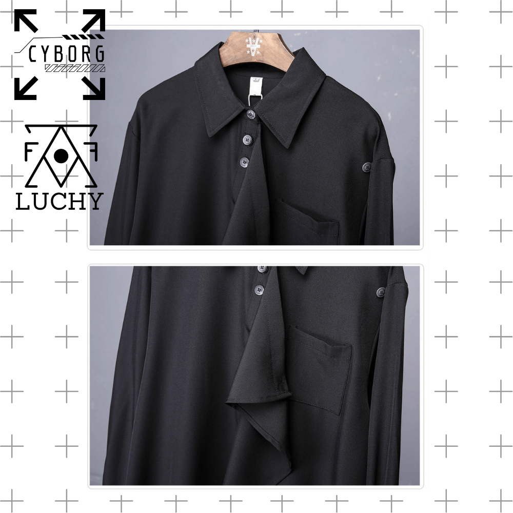 【CYBORG】シンギュラリティ・ルーズフィットシャツ - LUCHYテックウェア＆サバゲー専門店
