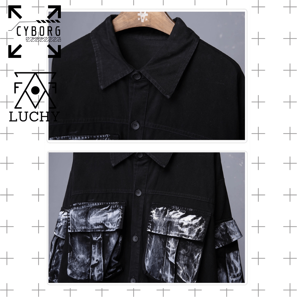 【CYBORG】グリッチ・ユーティリティシャツ - LUCHYテックウェア＆サバゲー専門店