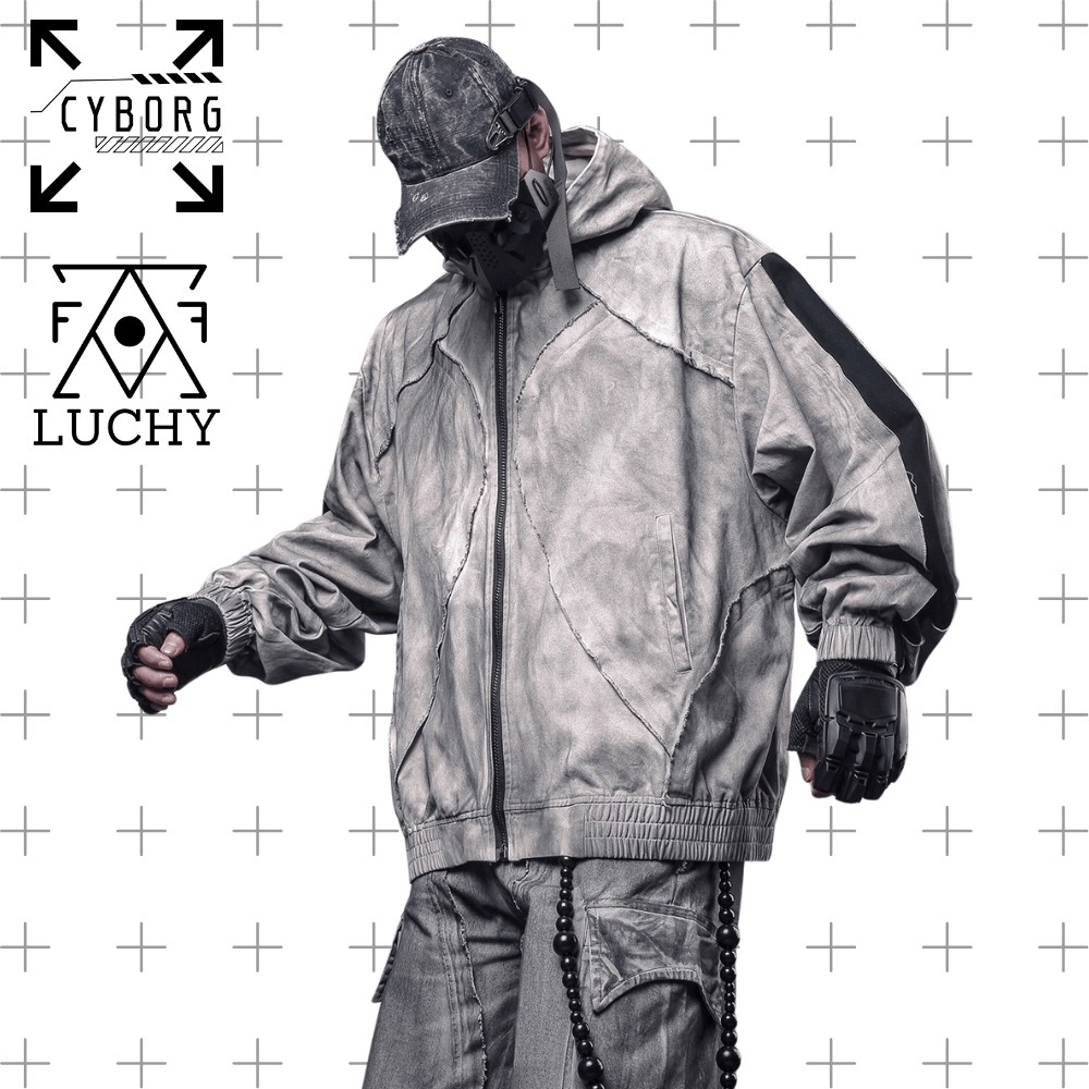 【CYBORG】グリッチ・レムナントフーディジャケット - LUCHYテックウェア＆サバゲー専門店