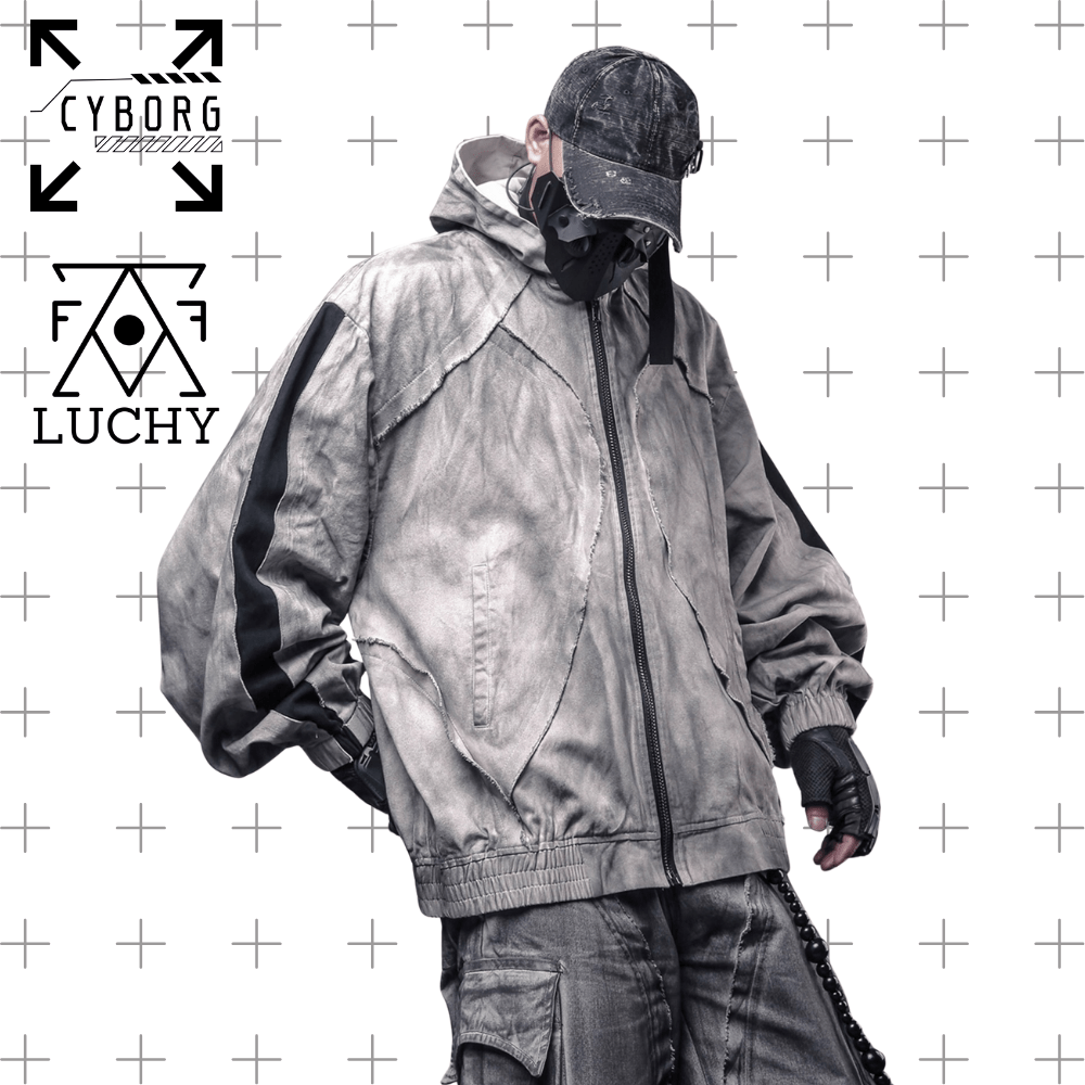 【CYBORG】グリッチ・レムナントフーディジャケット - LUCHYテックウェア＆サバゲー専門店
