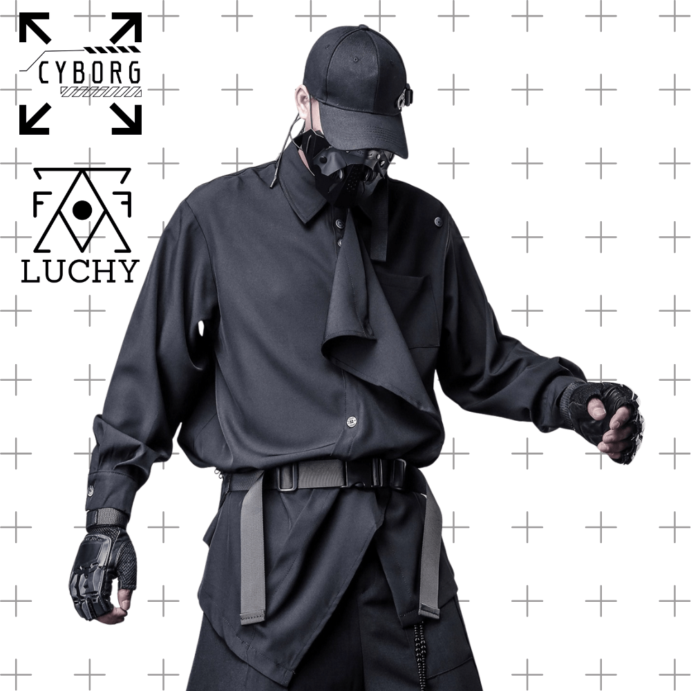 【CYBORG】シンギュラリティ・ルーズフィットシャツ - LUCHYテックウェア＆サバゲー専門店