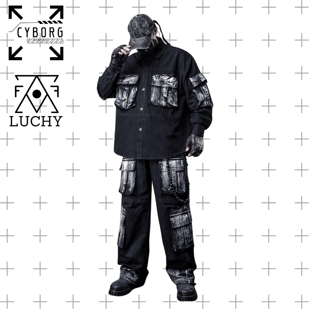 【CYBORG】グリッチ・ユーティリティシャツ - LUCHYテックウェア＆サバゲー専門店
