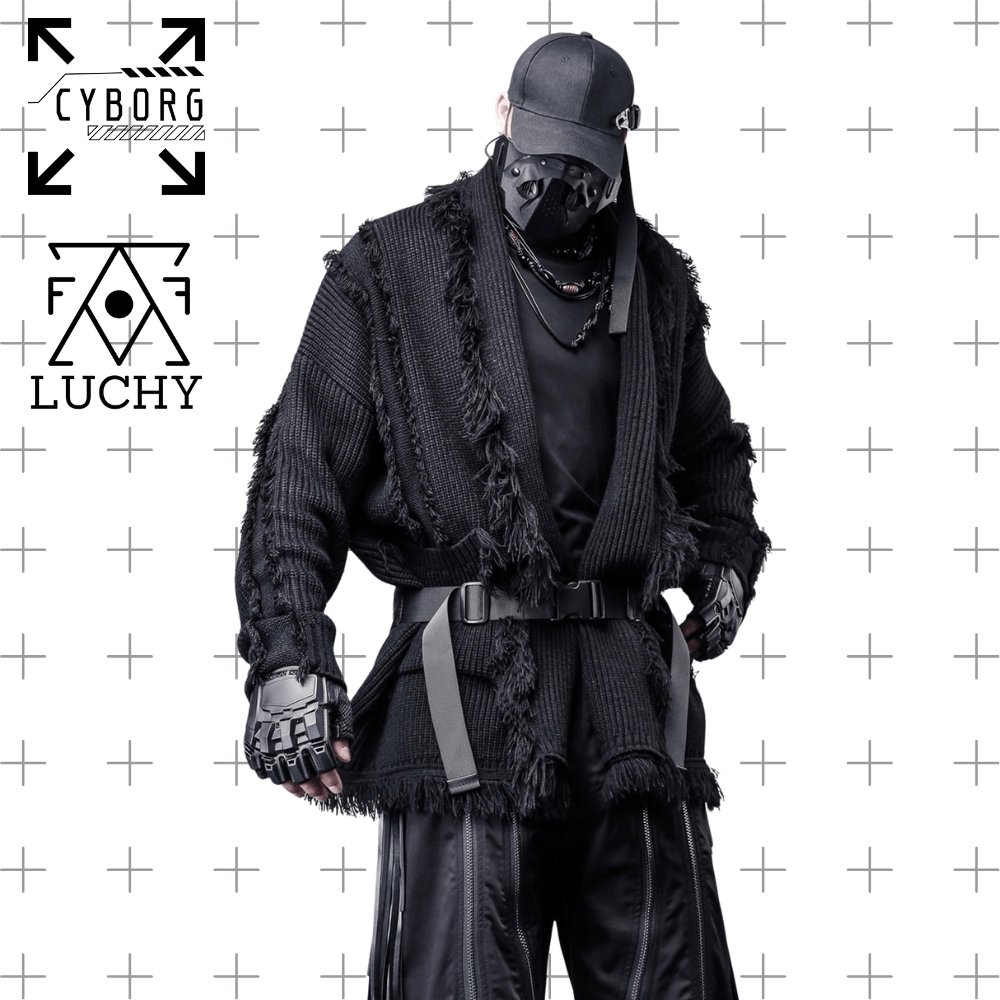 【CYBORG】フリンジカーディガン - LUCHYテックウェア＆サバゲー専門店