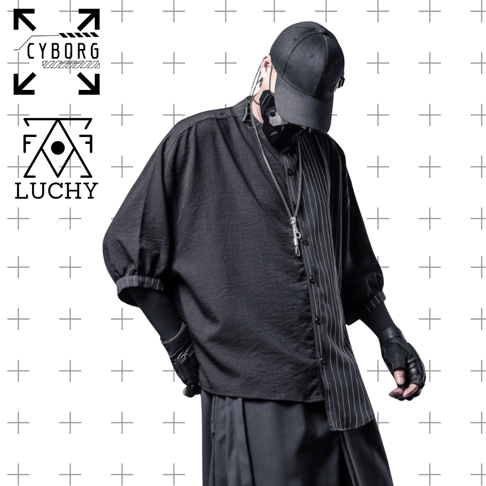 【CYBORG】ストライプフラクションシャツ - LUCHYテックウェア＆サバゲー専門店