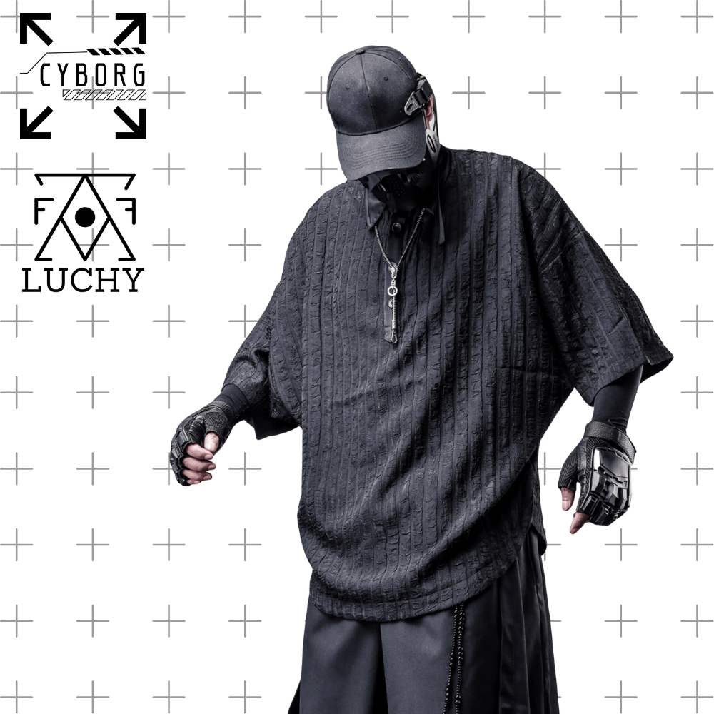 【CYBORG】アーバンシャドウ・立体ストライプPOLO - LUCHYテックウェア＆サバゲー専門店