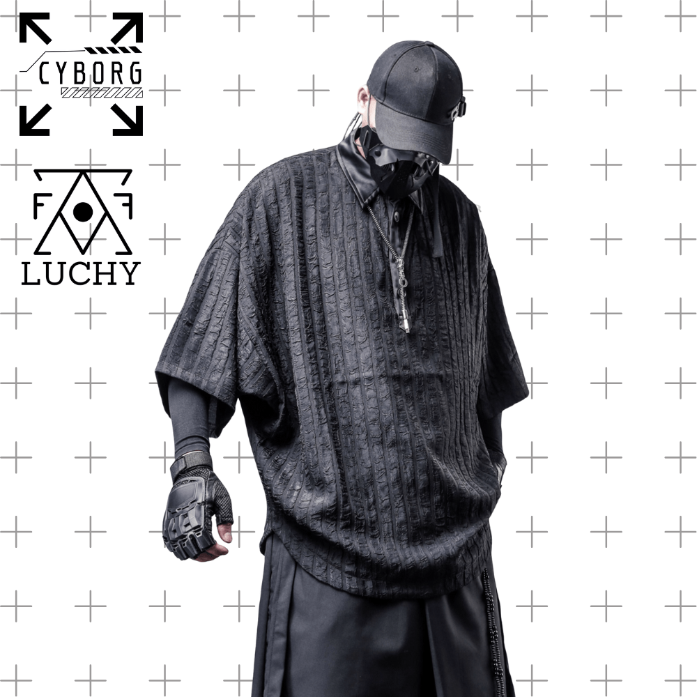 【CYBORG】アーバンシャドウ・立体ストライプPOLO - LUCHYテックウェア＆サバゲー専門店