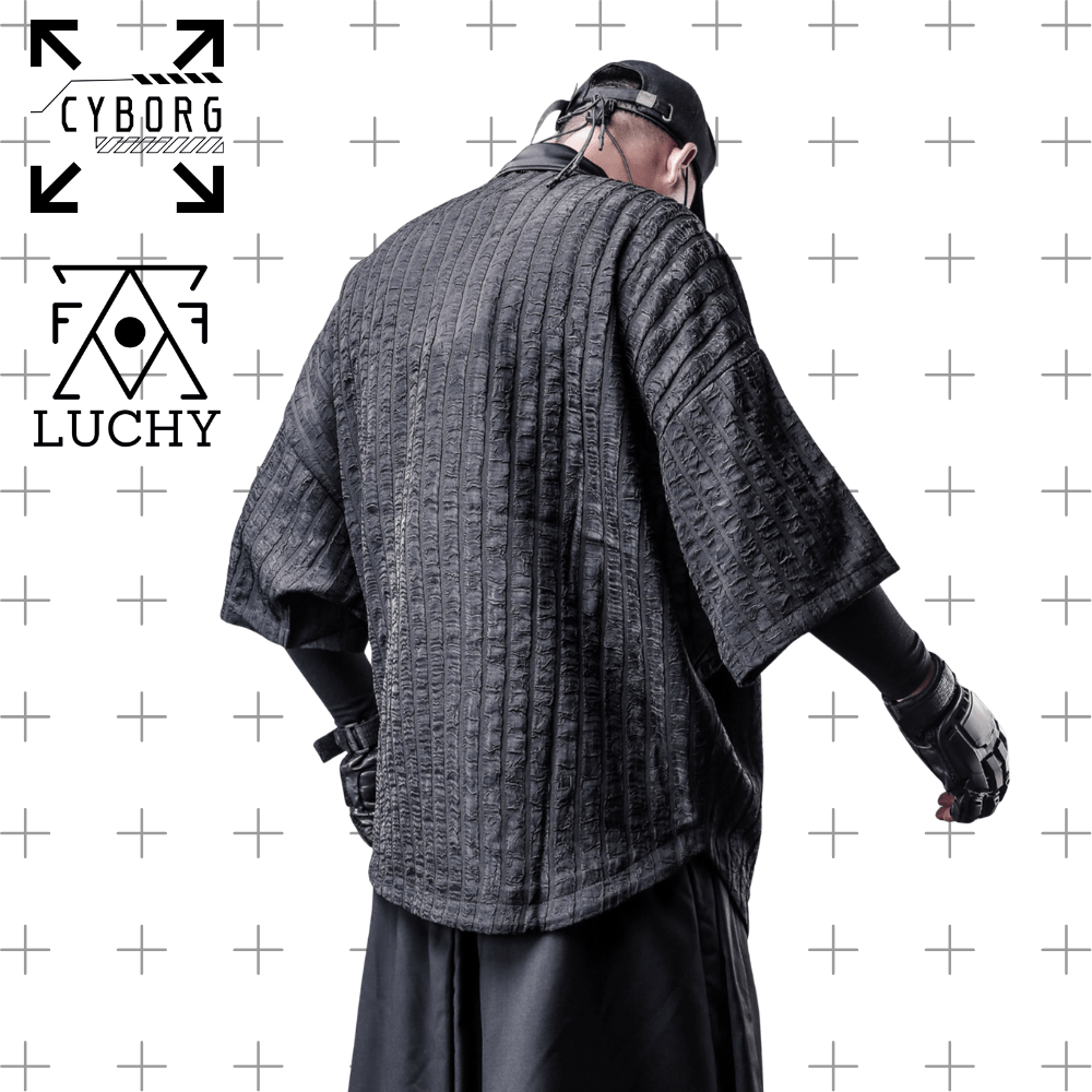 【CYBORG】アーバンシャドウ・立体ストライプPOLO - LUCHYテックウェア＆サバゲー専門店