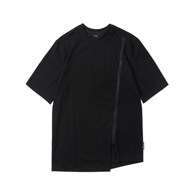 【SILENSTORM】ダークシャドウスプリットTシャツ - BLACK / S