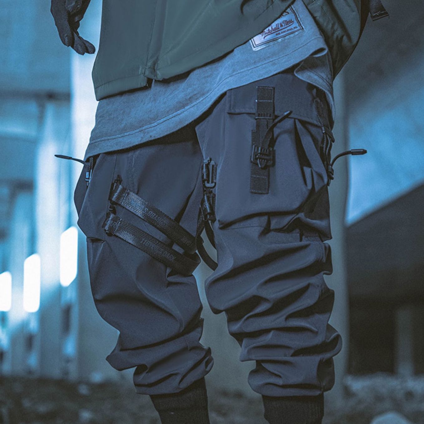 Yoshiyari Heavy Industries] Buckle tactical pants