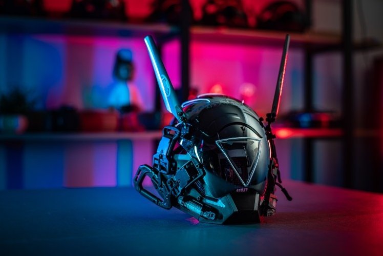 サイバーパンクマスク ヘルメット 未来的マスク$$14001