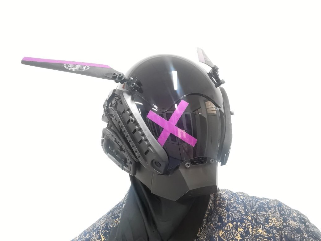 S/5【機動隊】Punk Force サイバーマスク【X】 - LUCHYテックウェア＆サバゲー専門店