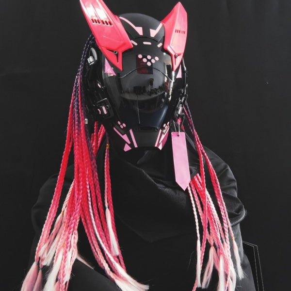 S/7 【機動隊】Punk Force サイバードレッドマスク【薄紅色】 - LUCHYテックウェア＆サバゲー専門店